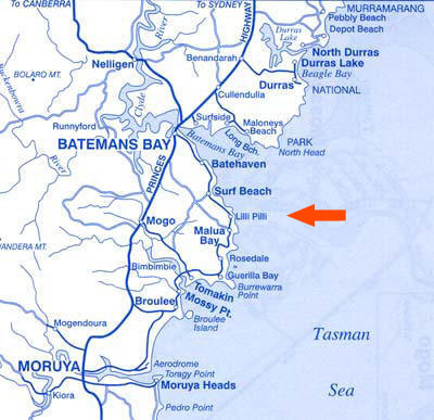 Batemans Bay Area Map